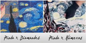 DIAMOND PAINTING VS PINTURA POR NUMEROS