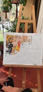 Pintura con Números - Una Entretención Para la Tercera Edad - Proceso del Pintado